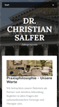 Mobile Screenshot of dr-salfer.de